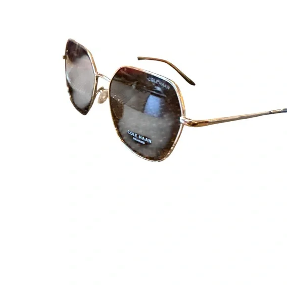 Cole Haan Gold Frame Sunglasses NWT - Picture 6 of 9